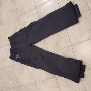 Size S Bonfire ski pants non-insulated vents at top zips at bottom, snow cuffs